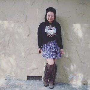 Aerie American eagle smocked mini skirt fit flare ruffle floral tiered